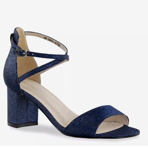 Benjamin Walk Touch Ups Glitter Navy Heels